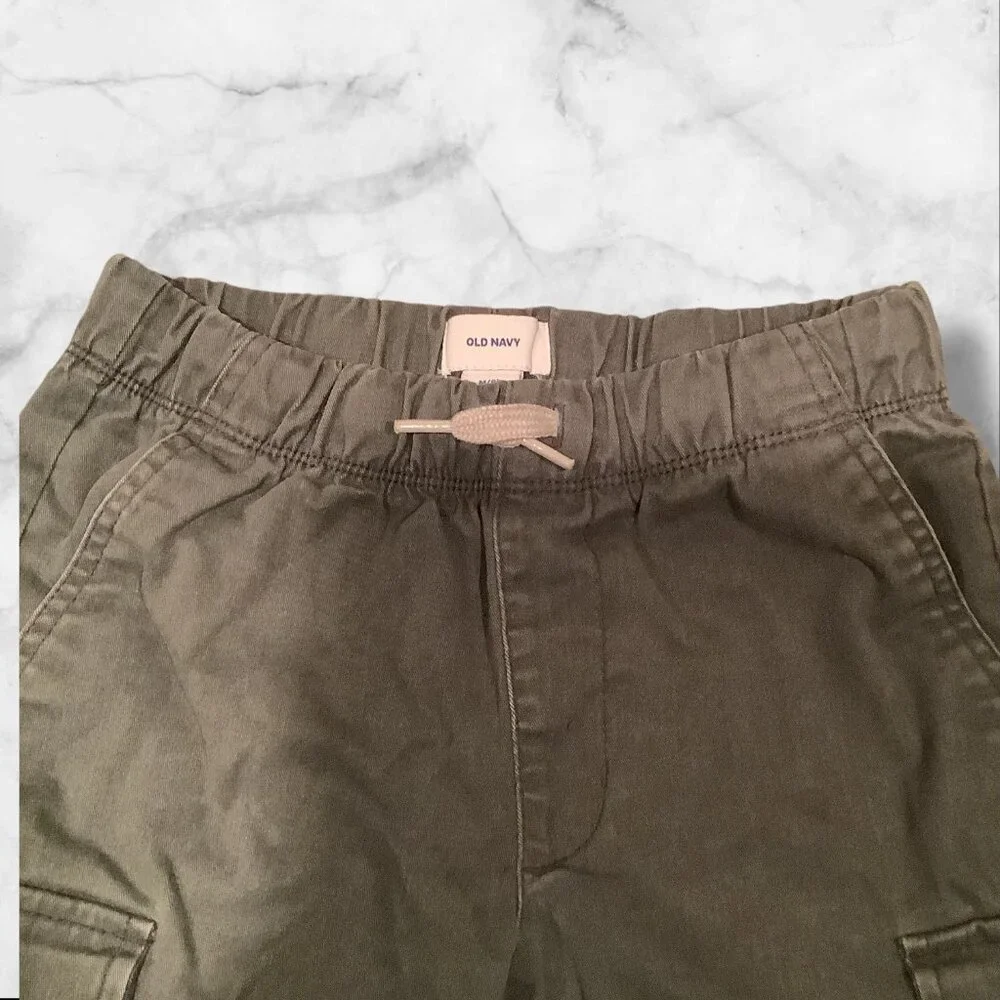 Old Navy Boys Grey‎ Cargo Shorts Size M/8 Cotton Blend